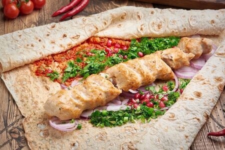 Люля-Кебаб куриный в лаваше
